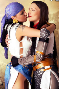 dragon age lesbian cosplay