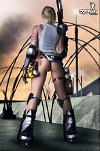 Blonde Kayla in Gears Of War Costume - Image 5