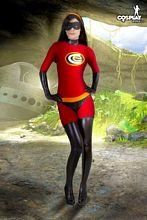 Marylin in in supergirl Violet costume - Image 1